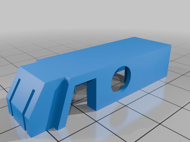Dacia Jogger Wiper Adapter for Bosch APxxU  3D model thumbnail