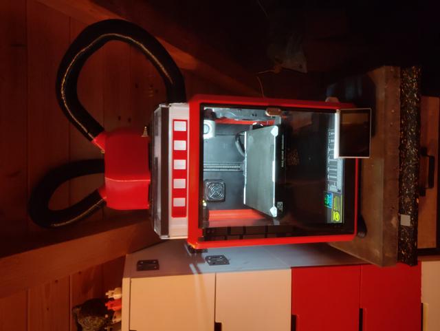 K1(C) Air Filter with Nevermore Flex 3D model thumbnail