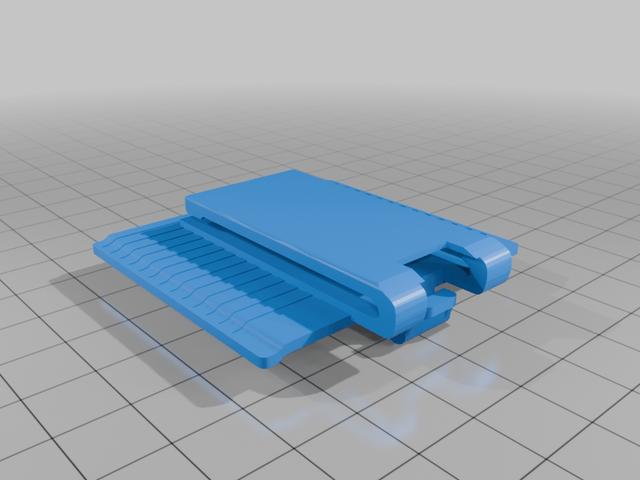 Miyoo Mini - Battery Cover with Belt Clip Version 4 3D model thumbnail