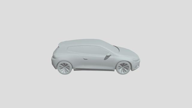 VW-Scirocco 2009 scale1-70 for 3D-printing 3D model thumbnail