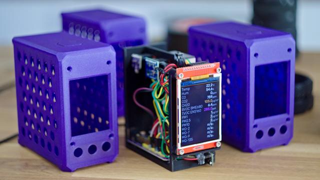 3D Printer Emissions Sensor Array 3D model thumbnail