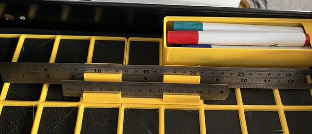 Gridfinity ruler holder with OpenSCAD file 3D model thumbnail