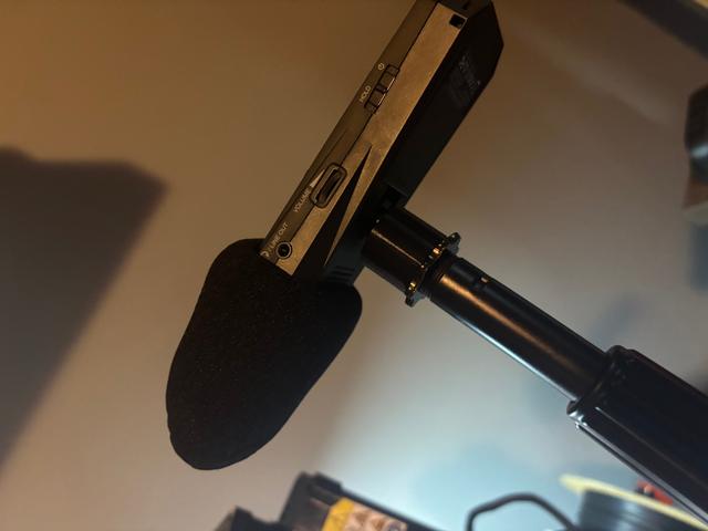 Custom Zoom H1essential Mic Stand Mount 3D model thumbnail