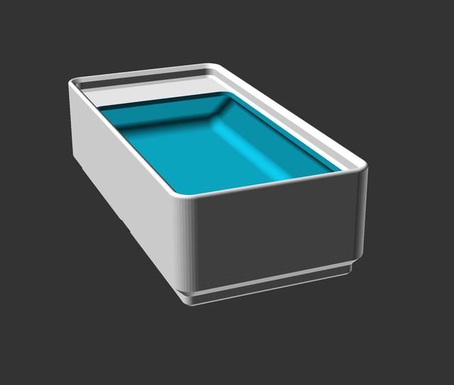 Gridfinity Bins - 2x1 Format 3D model thumbnail