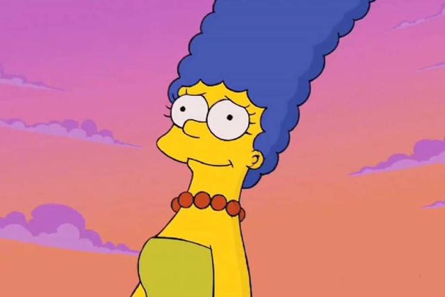 Marge Simpson figure head 3D model thumbnail