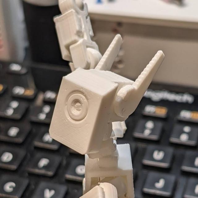 Print-in-Place Rabbit Ears Head for LUCKY 13 3D model thumbnail
