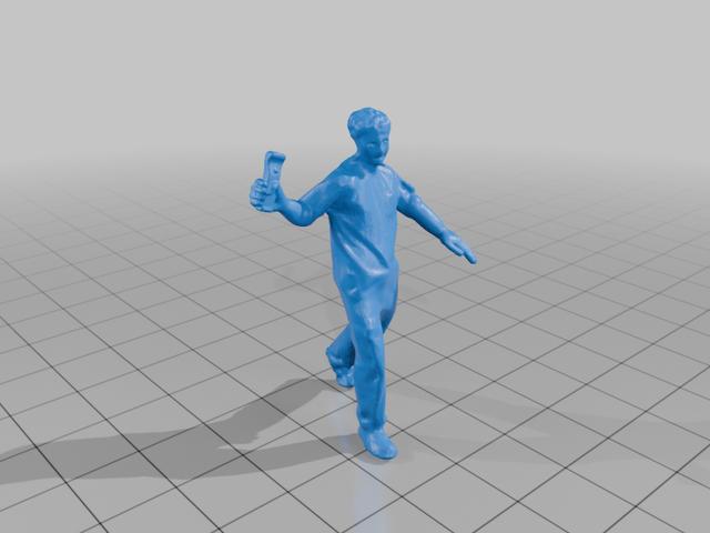 Wii Safety Man/Wii Reckless Man 3D model thumbnail