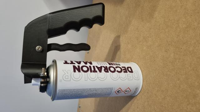 Spray paint holder/long trigger 3D model thumbnail