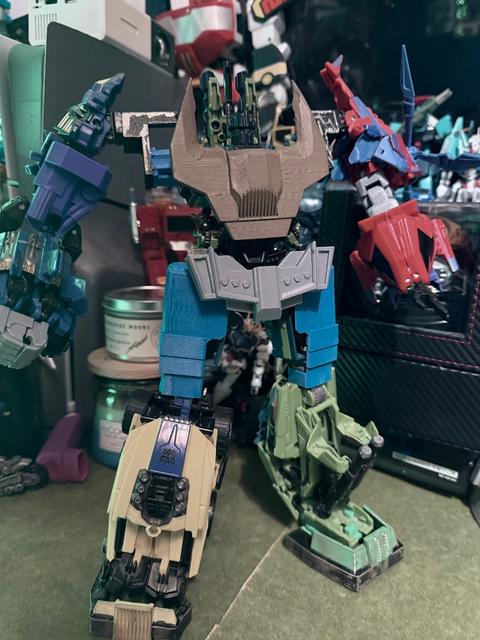 Transformers fall of Cybertron Bruticus upgrade kit 3D model thumbnail
