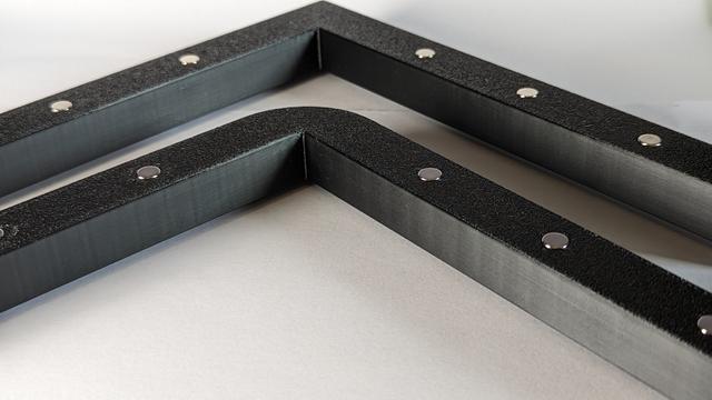 Bambu Lab X1 - Parametric Top Glass Lid Riser 3D model thumbnail