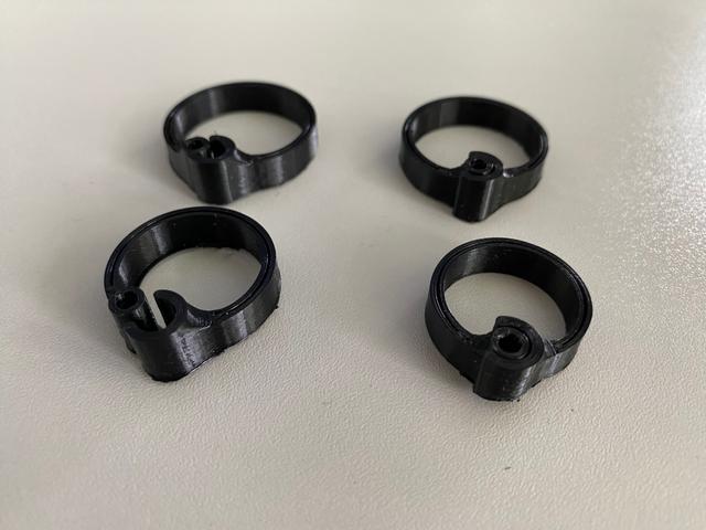 Cable clip 3D model thumbnail