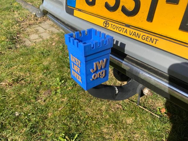 jw car.  Tow Bar accessories  3D model thumbnail