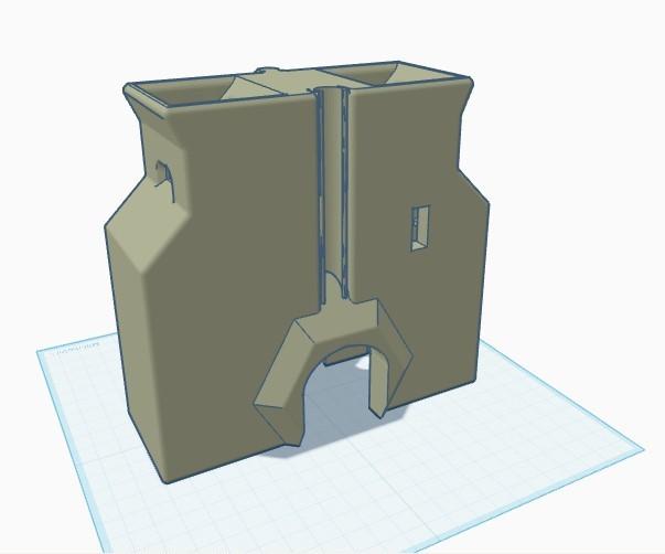 Upgraded Modular VEX VRC Charging Dock 3D model thumbnail