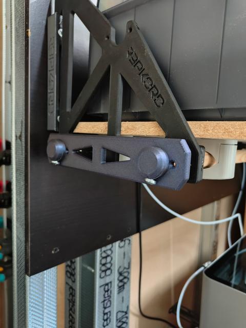 RepRack Stabilizing End Caps with holes 3D model thumbnail