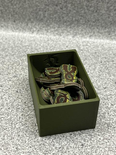 Vitality Token Tray with Sloped Interior 3D model thumbnail