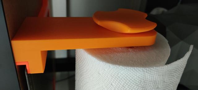 Paper Towel Holder for Under Steel Sheet Holder 3D model thumbnail