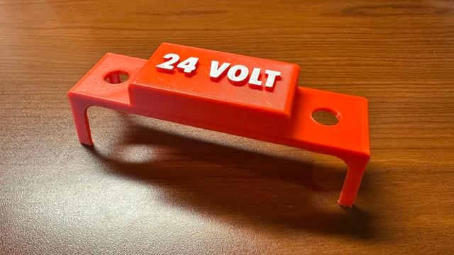 12 / 24 Volt Bus bar cover replacement 3D model thumbnail