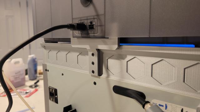 AMS Safety Stopper For Bambu Lab X1C Ventilation Frame 3D model thumbnail