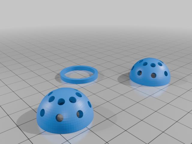 Fish football version 2  3D model thumbnail