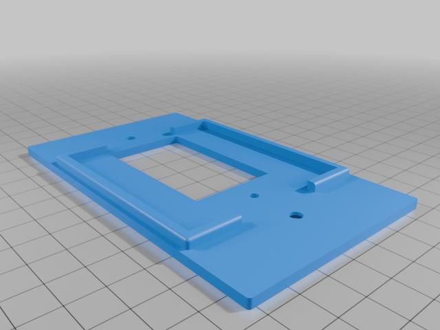 trim boite FS petit lecteur HID 3D model thumbnail