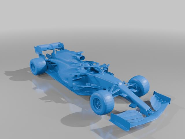 RedBull Racing RB-16B 3D model thumbnail