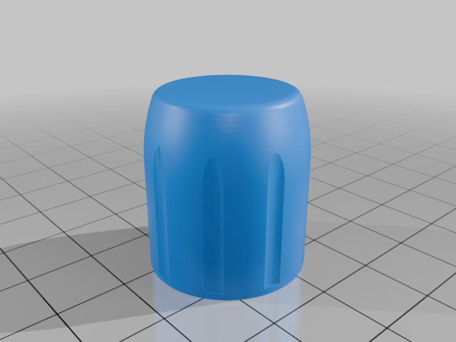 Endoscope Ear Cleaner Case Extended Top Cap 3D model thumbnail