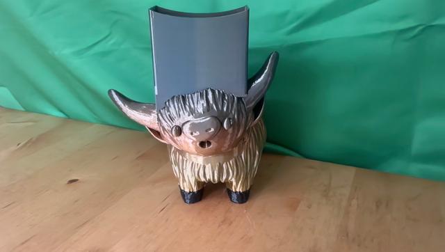highland cow sponge dryer 3D model thumbnail