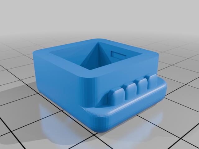 skull clicker 3D model thumbnail