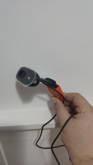 Flexi-Arm Logitech C270 Mount 3D model thumbnail