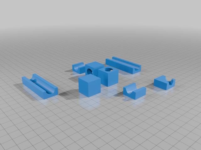 Marble Run Blocks 3D model thumbnail