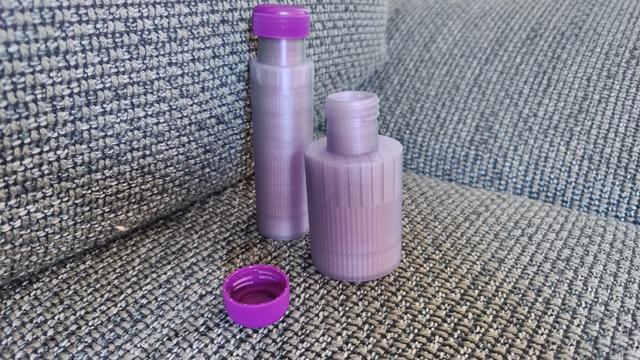 Configurable bottle with PET closure (PCO28 1810) 3D model thumbnail