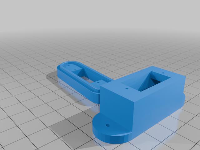 SG90 Servo Gimble & Holders 3D model thumbnail