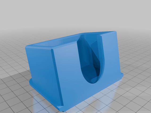 Squarebody Ashtray Switch Panel 3D model thumbnail