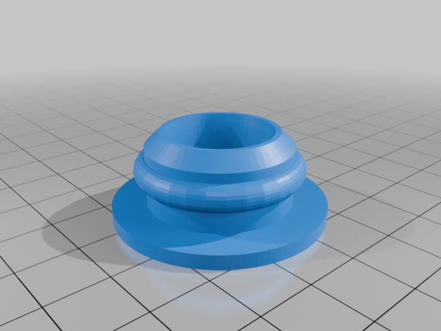 1 In grommet plug TPU 3D model thumbnail