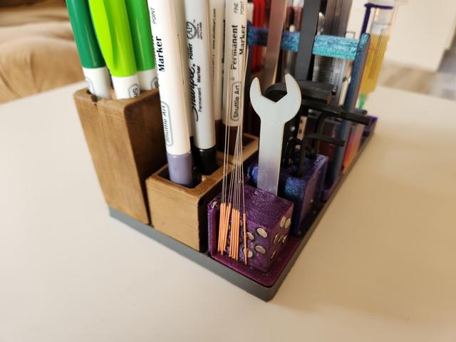 4D Gridfinity Blanks - Make your own storage bin that can be used vertically or horizontally 3D model thumbnail