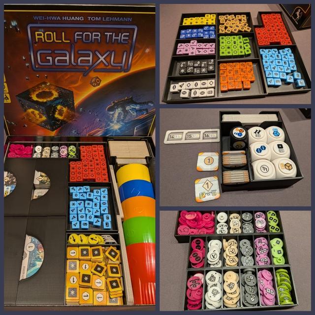 Roll for the Galaxy - Organizer (incl. Expansions) 3D model thumbnail