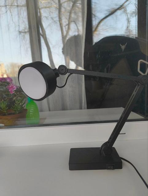 Desk Lamp GX53 3D model thumbnail