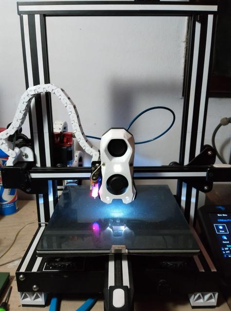 Ender 3 V2 front cable chain 3D model thumbnail