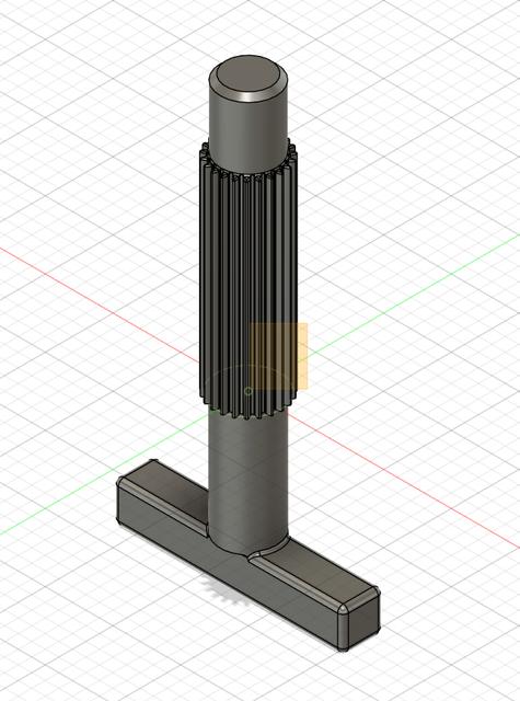 Ford Focus RS MK3 -MMT6  (2.3L) Clutch Alignment Tool 3D model thumbnail