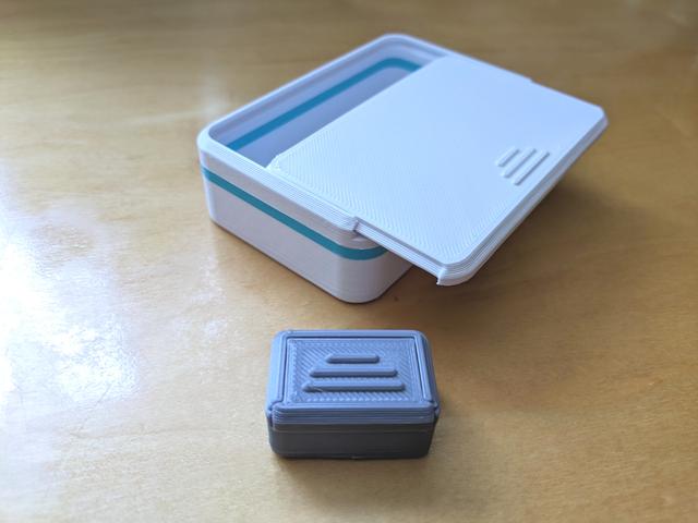 Parametric sliding lid box 3D model thumbnail