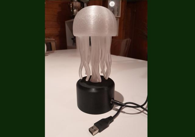 Mechanical Jellyfish with electric Drive 3D model thumbnail