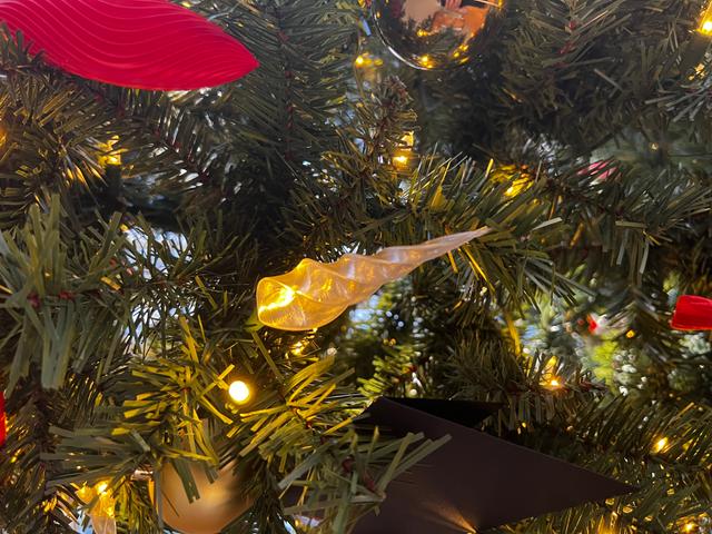 Ice led ornament for christmas tree 3D model thumbnail