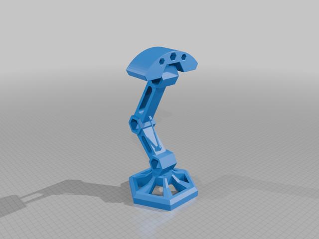 Head set stand 3D model thumbnail