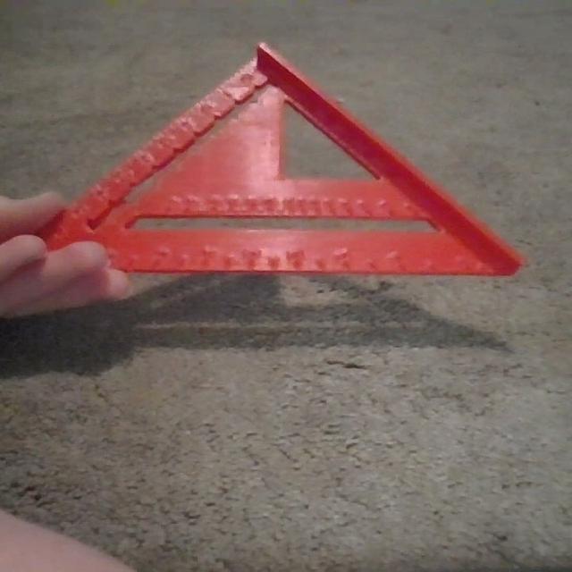 Flat Speed Square 3D model thumbnail
