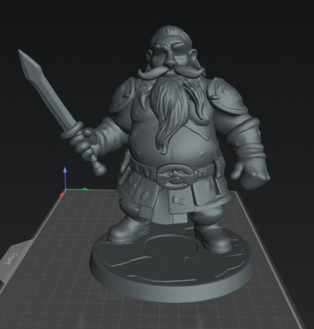 Dwarf Rogue Male 2 3D model thumbnail