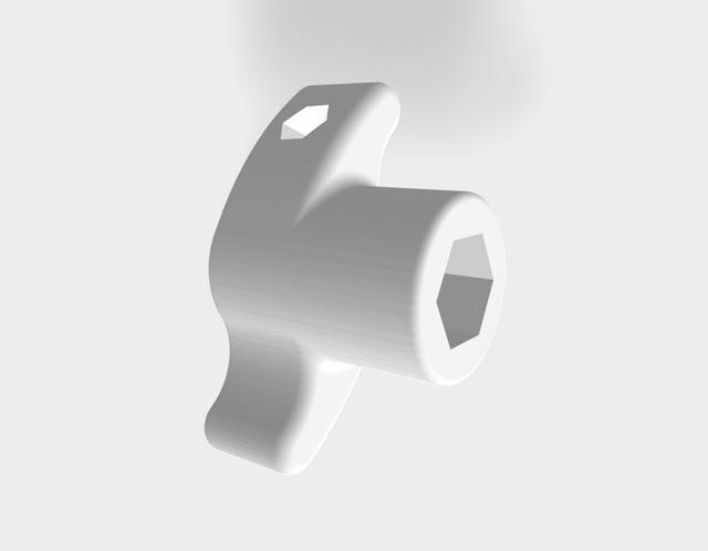 Bit Driver keychain 3D model thumbnail