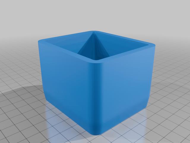 Slab Rack pipe tube cap 3D model thumbnail