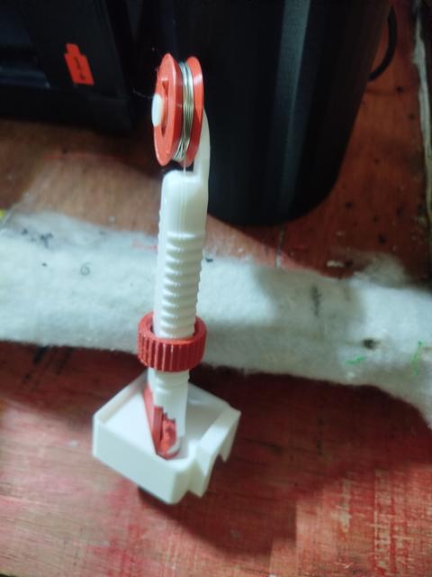 Solder Scroll Holder Multiconnect snap 3D model thumbnail