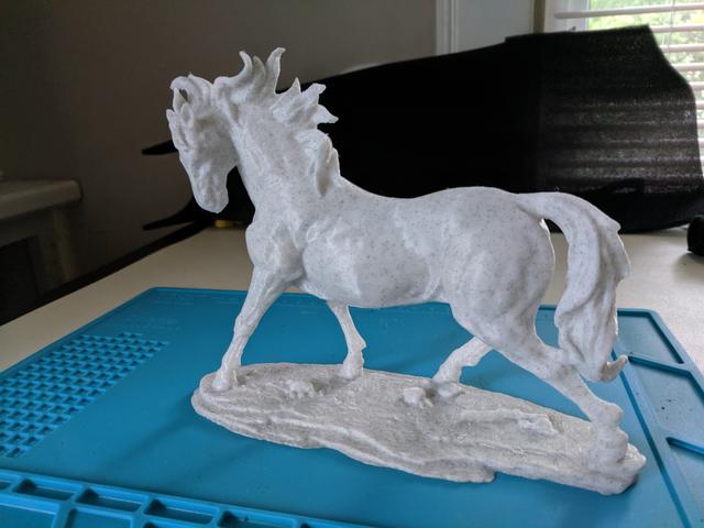 Marble Horse 3D model thumbnail