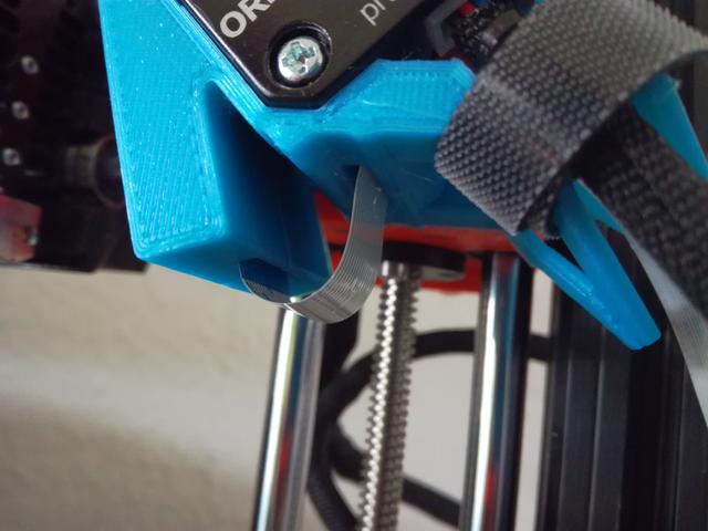 Raspberry Pi Camera V2.1 Mount Prusa Mini X-Axis - Remix with cable guide 3D model thumbnail